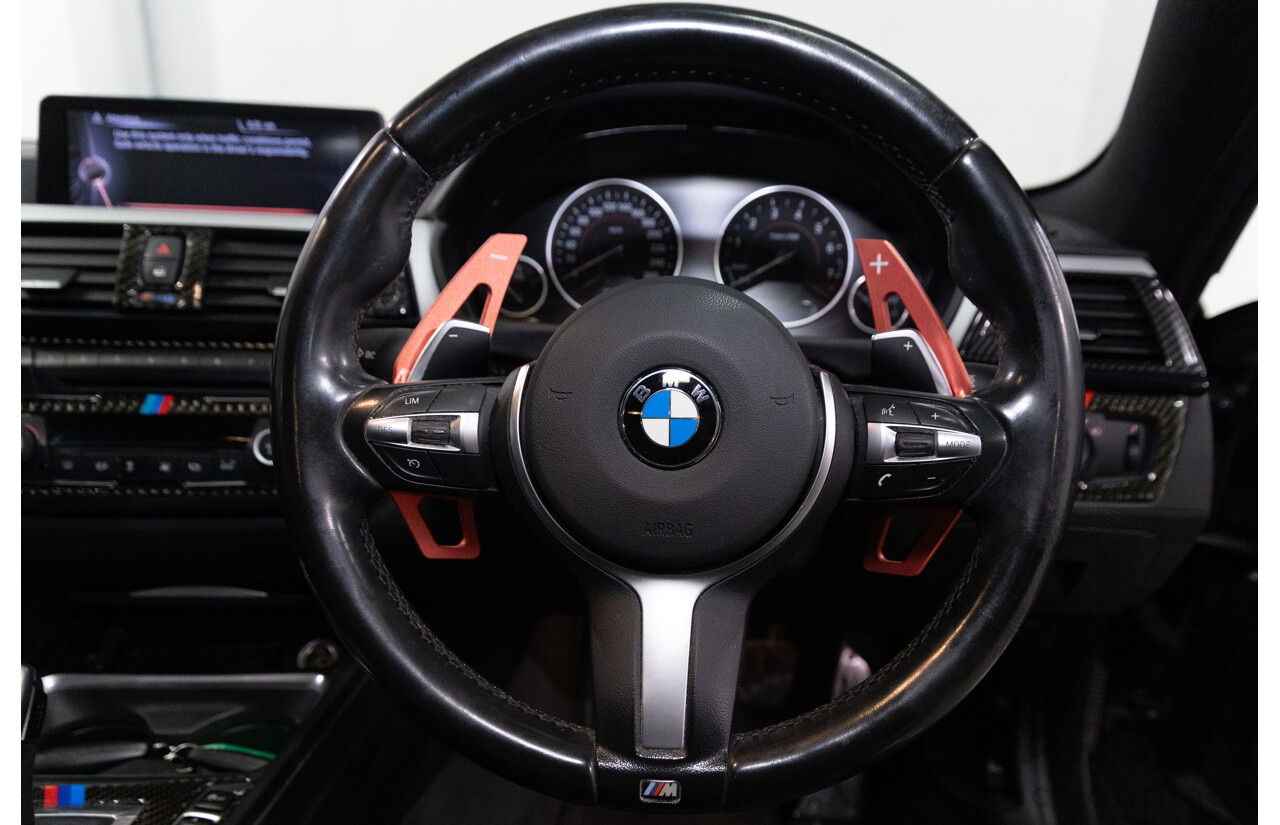 1/2015 BMW 428i Sport Line M Sport Package F32 MY15 2d Coupe Sapphire Black Metallic Turbo 2.0L