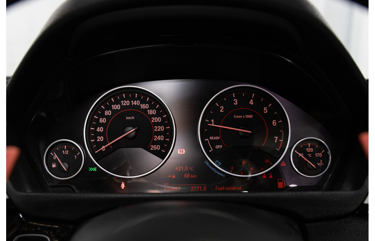 1/2015 BMW 428i Sport Line M Sport Package F32 MY15 2d Coupe Sapphire Black Metallic Turbo 2.0L