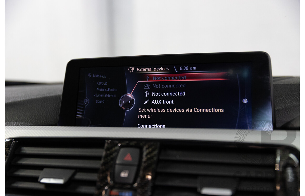 1/2015 BMW 428i Sport Line M Sport Package F32 MY15 2d Coupe Sapphire Black Metallic Turbo 2.0L