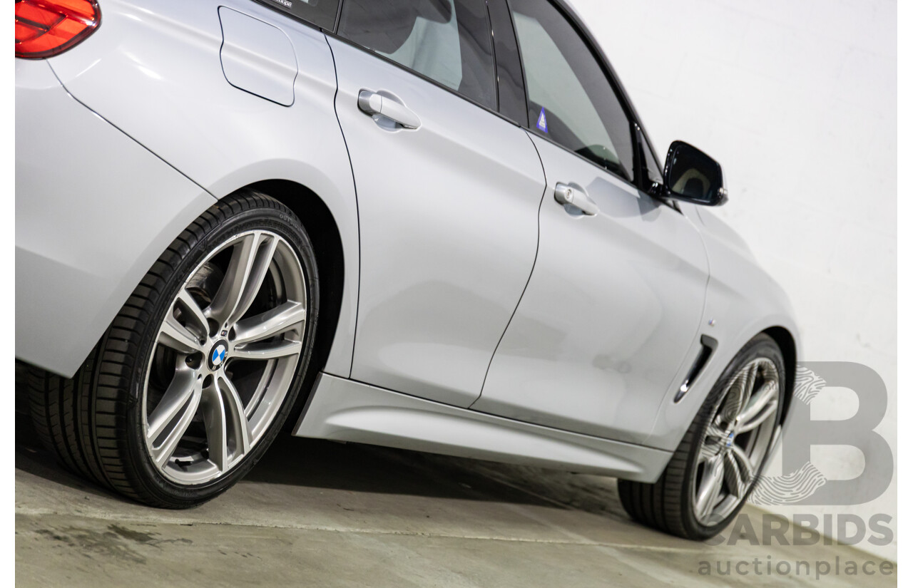 01/2016 BMW 435i Gran Coupe M Sport (RWD) F36 MY15 5d Coupe Glacier Silver Metallic Turbo 3.0L