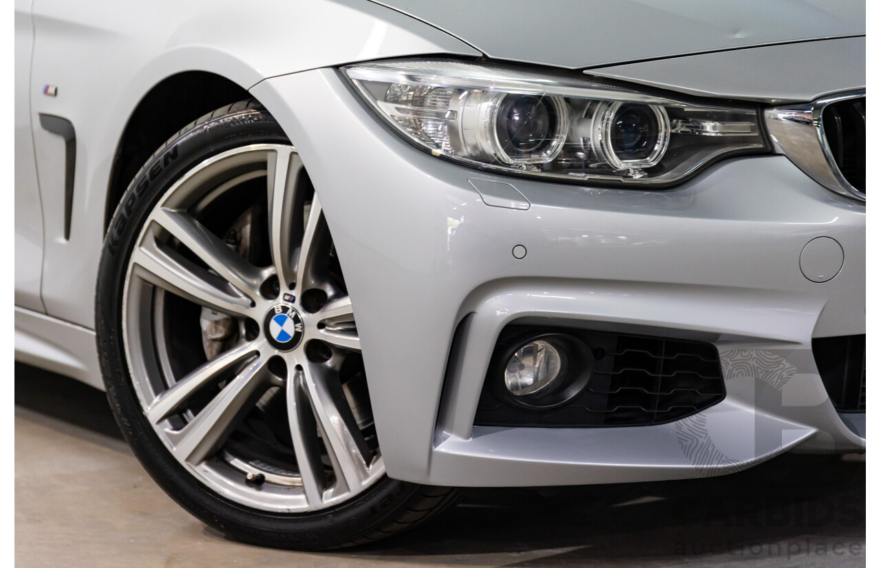 01/2016 BMW 435i Gran Coupe M Sport (RWD) F36 MY15 5d Coupe Glacier Silver Metallic Turbo 3.0L