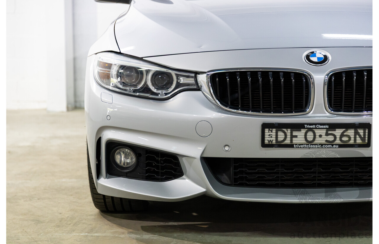 01/2016 BMW 435i Gran Coupe M Sport (RWD) F36 MY15 5d Coupe Glacier Silver Metallic Turbo 3.0L