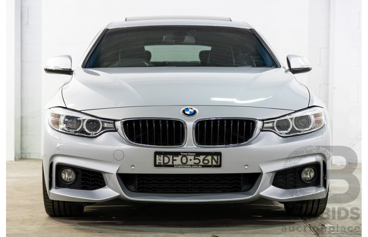 01/2016 BMW 435i Gran Coupe M Sport (RWD) F36 MY15 5d Coupe Glacier Silver Metallic Turbo 3.0L