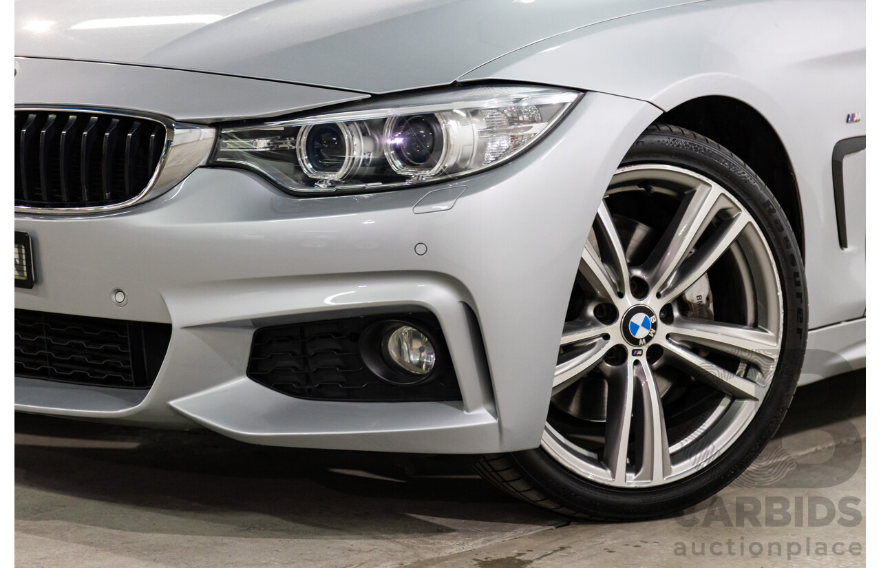 01/2016 BMW 435i Gran Coupe M Sport (RWD) F36 MY15 5d Coupe Glacier Silver Metallic Turbo 3.0L