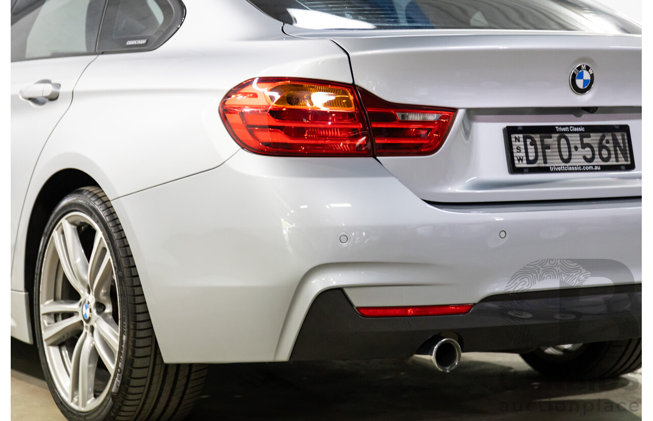 01/2016 BMW 435i Gran Coupe M Sport (RWD) F36 MY15 5d Coupe Glacier Silver Metallic Turbo 3.0L
