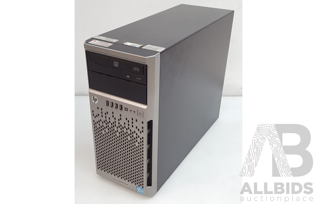 HP ProLiant ML310e Gen8 Intel Xeon (E3-1220 v2) 3.10GHz-3.50GHz 4-Core CPU Workstation