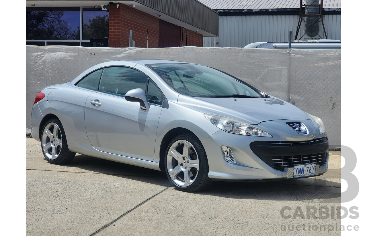10/2011 Peugeot 308 CC 2d Cabriolet Silver 1.6L