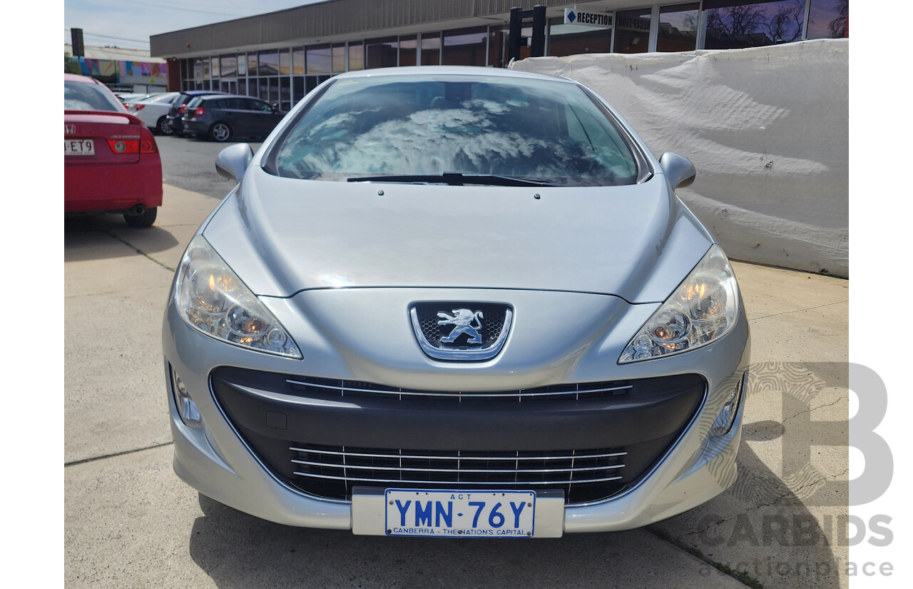 10/2011 Peugeot 308 CC 2d Cabriolet Silver 1.6L