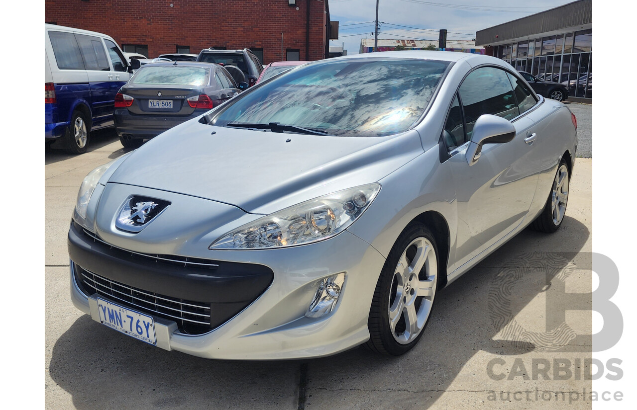 10/2011 Peugeot 308 CC 2d Cabriolet Silver 1.6L
