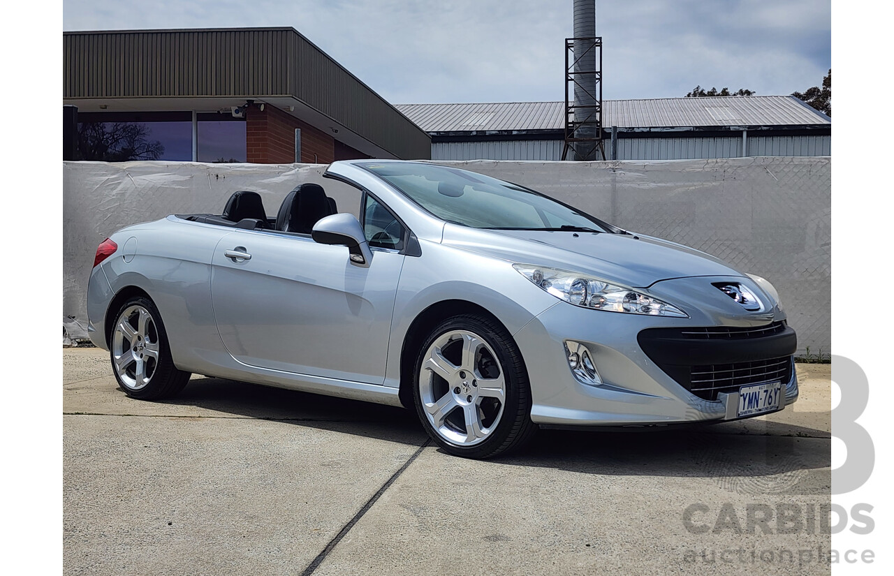 10/2011 Peugeot 308 CC 2d Cabriolet Silver 1.6L