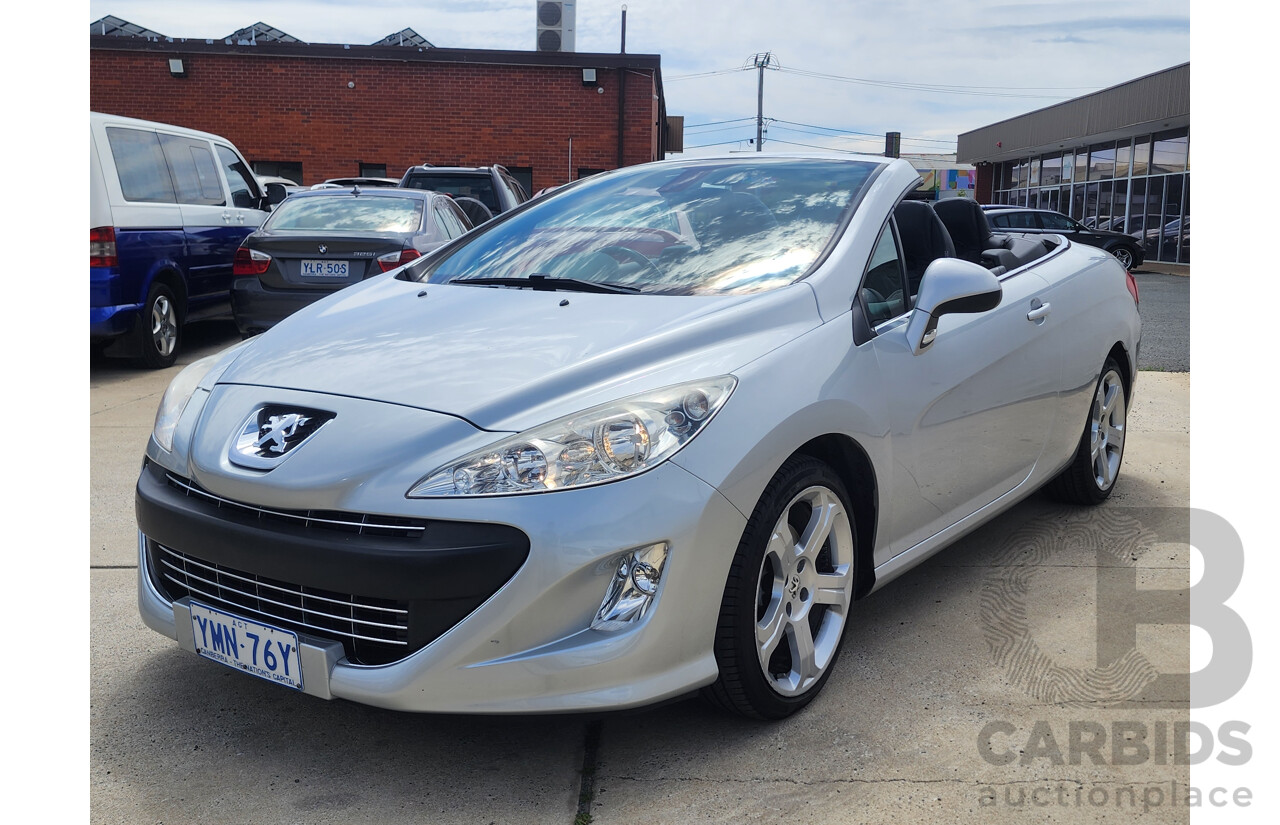 10/2011 Peugeot 308 CC  2d Cabriolet Silver 1.6L