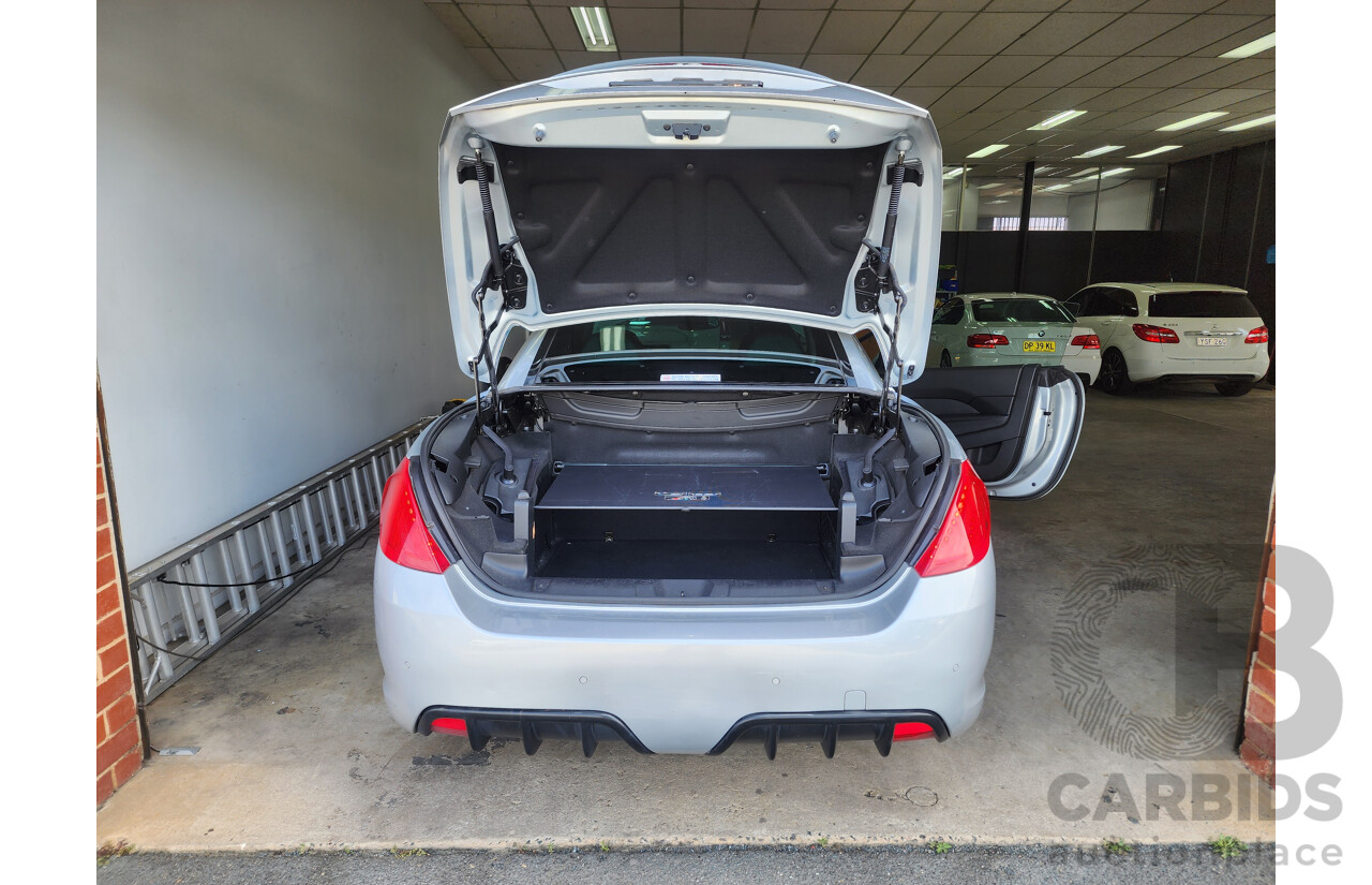 10/2011 Peugeot 308 CC  2d Cabriolet Silver 1.6L