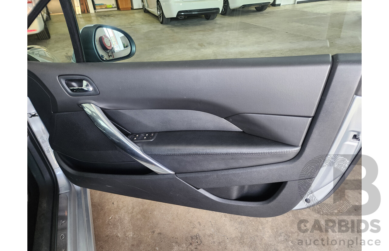 10/2011 Peugeot 308 CC  2d Cabriolet Silver 1.6L