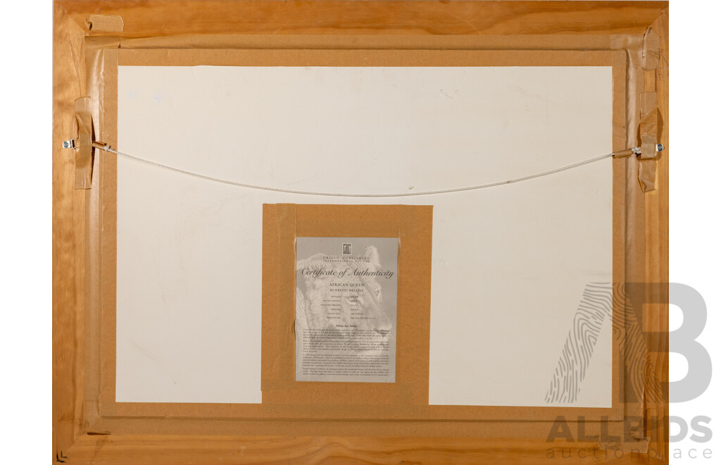 Kristii Melaine, (20th Century, Australian), African Queen, Limited Edition Signed Giclee Print on Arches Paper, 67 x 90 cm