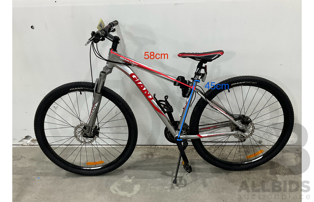 Giant Boulder Bike - Size M - ALUXX 6000 Series Butted Tubing