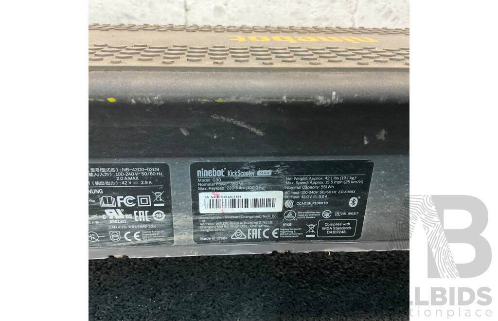 Ninebot Kickscooter MAX
