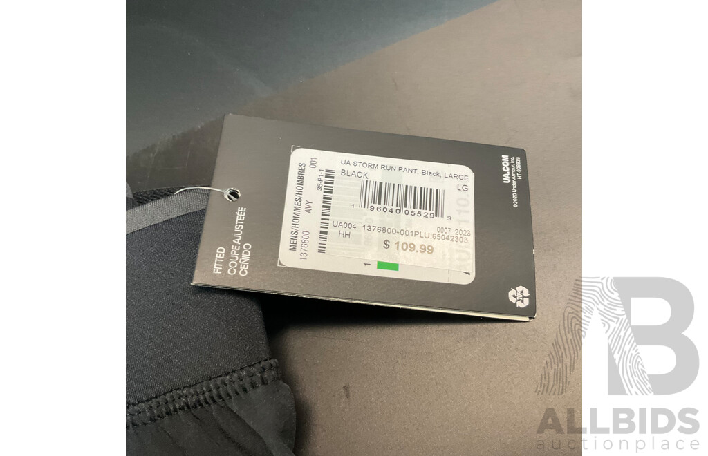 Assorted Under Armour, NIke, Adidas Jacket & Pants Size S/M/L - Lot of 5