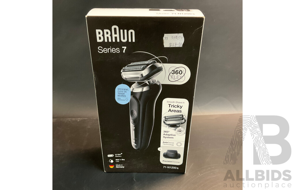 BRAUN Series 7 71-N1200s Wet and Dry Shaver