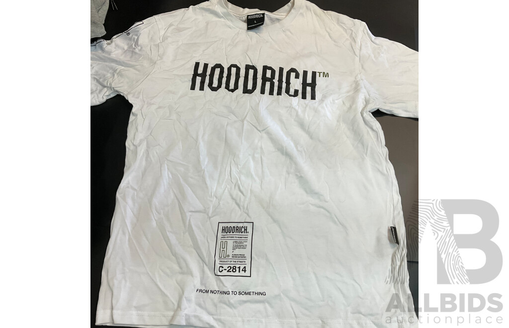 Nike & Hoodrich Jacket & Adidas Pants  & Hoodrich T-shirt - Lot of 5