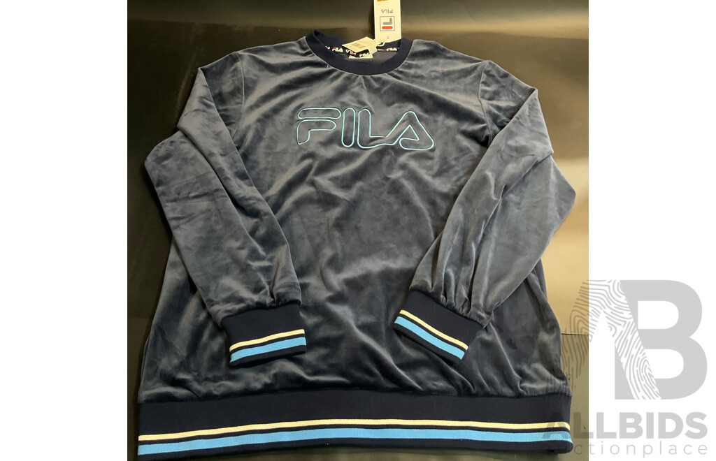 Ellesse, Fila Long Sleeve (S&L)  & Pants (XL)- Lot of 4