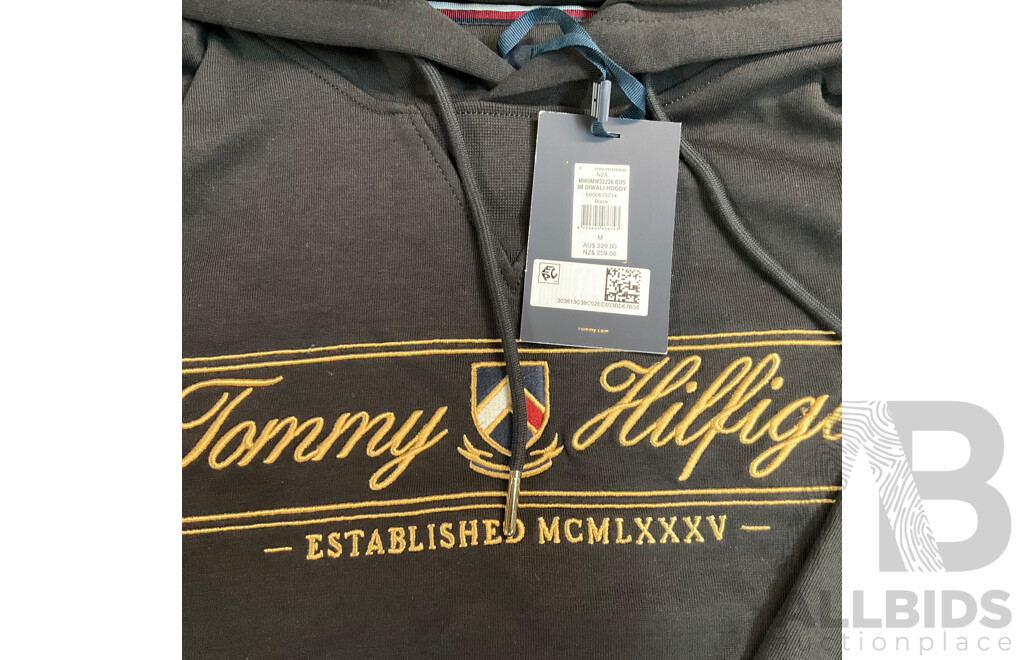 Tommy Hilfiger Diwali Hoody - Black - Size M - ORP$ 229
