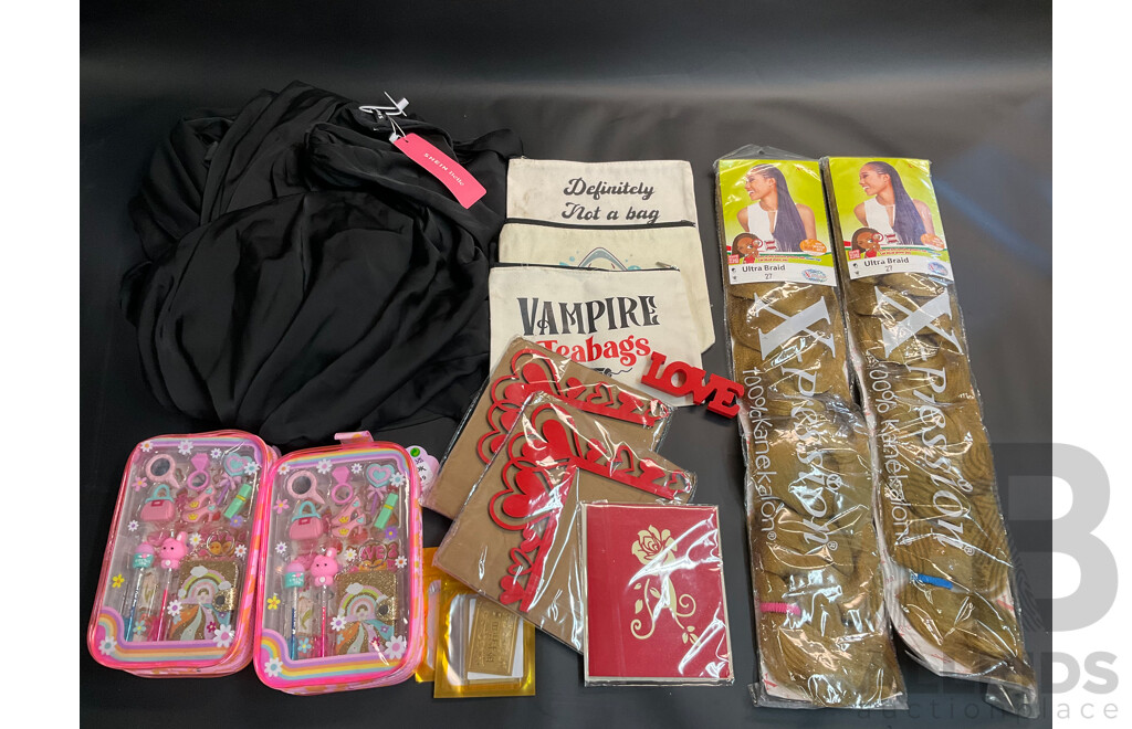 Women's Dress Size M, Braid Hair Extension, , Kids Stationery Sets and More