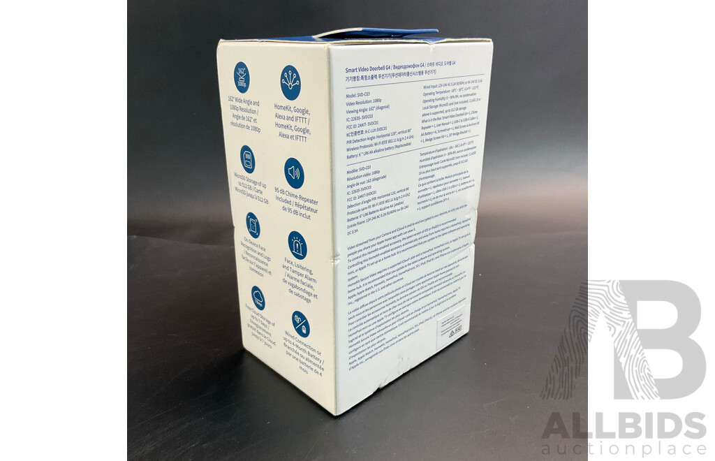 AQARA Smart Video Doorbell G4 Works with Apple Home