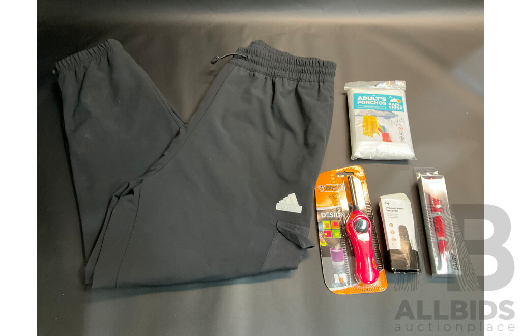 ADDIDAS Training Pants Size L and Others - Lot of 5