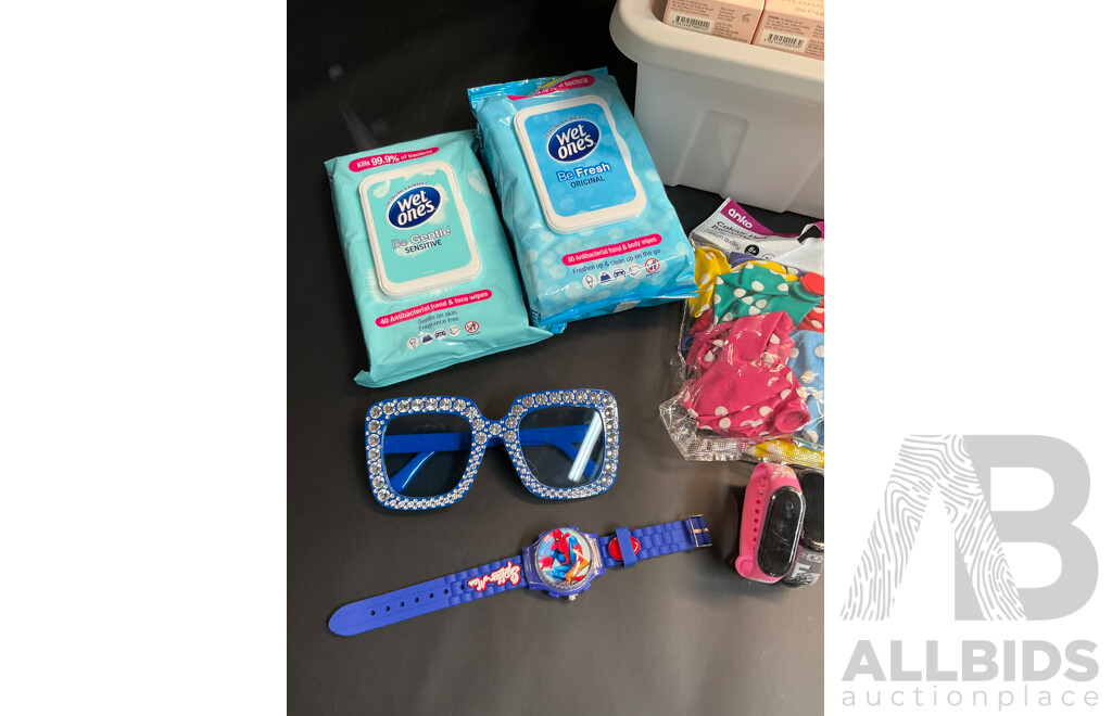 Assorted Toys, Party Staff, Kids Watches and More