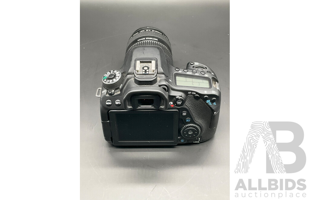 CANON EOS 80D DSLR Camera with CANON EF-S 55-250mm Lens