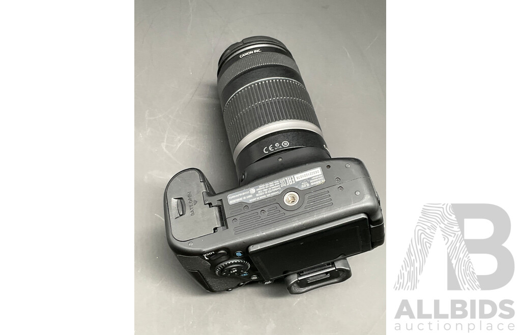 CANON EOS 80D DSLR Camera with CANON EF-S 55-250mm Lens