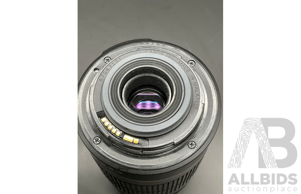 CANON EOS 80D DSLR Camera with CANON EF-S 55-250mm Lens