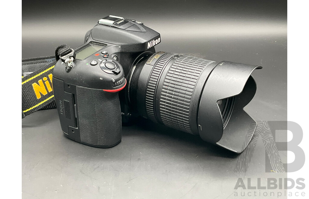 NIKON D7100 DSLR Camera with NIKON AF-S DX Nikkor 18-105mm F/3.5-5.6G ED VR Lens