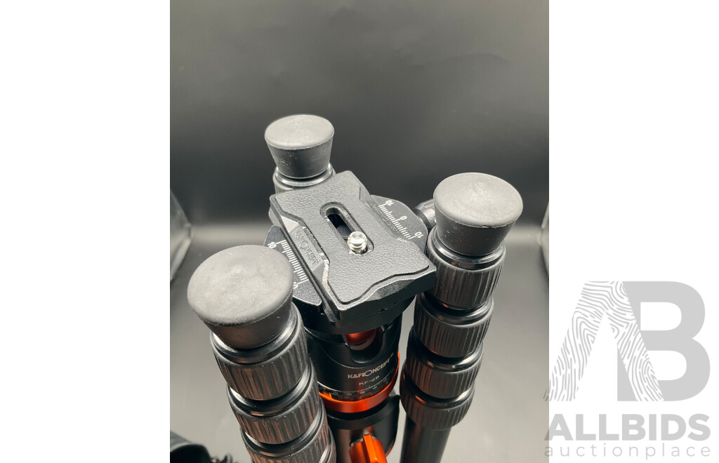 K&F Conceptr KF-28 Camera Tripod with Ball Head and Carry Case