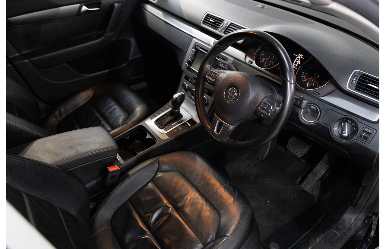 6/2012 Volkswagen Passat 118 TSI 3C MY13 4d Sedan Deep Black Turbo 1.8L