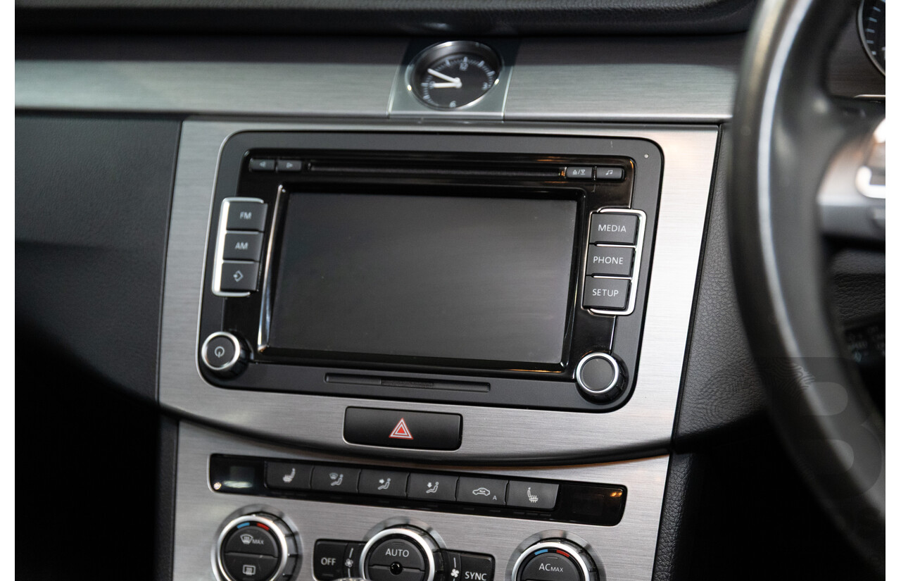 6/2012 Volkswagen Passat 118 TSI 3C MY13 4d Sedan Deep Black Turbo 1.8L