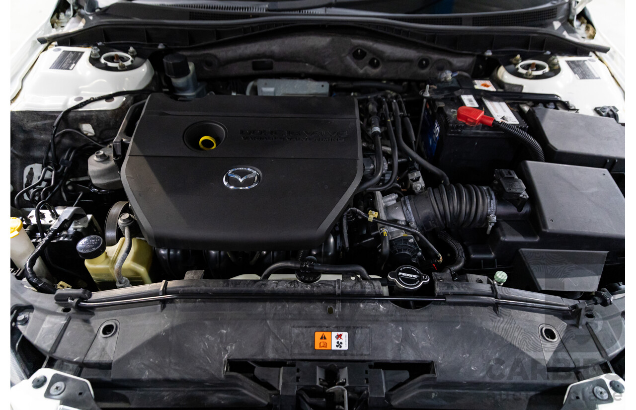 12/2006 Mazda Mazda6 Classic GG 05 Upgrade 4d Wagon Snowflake White Pearl 2.3L