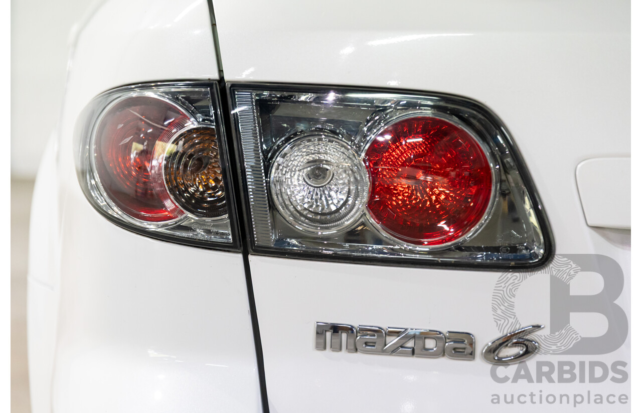 12/2006 Mazda Mazda6 Classic GG 05 Upgrade 4d Wagon Snowflake White Pearl 2.3L