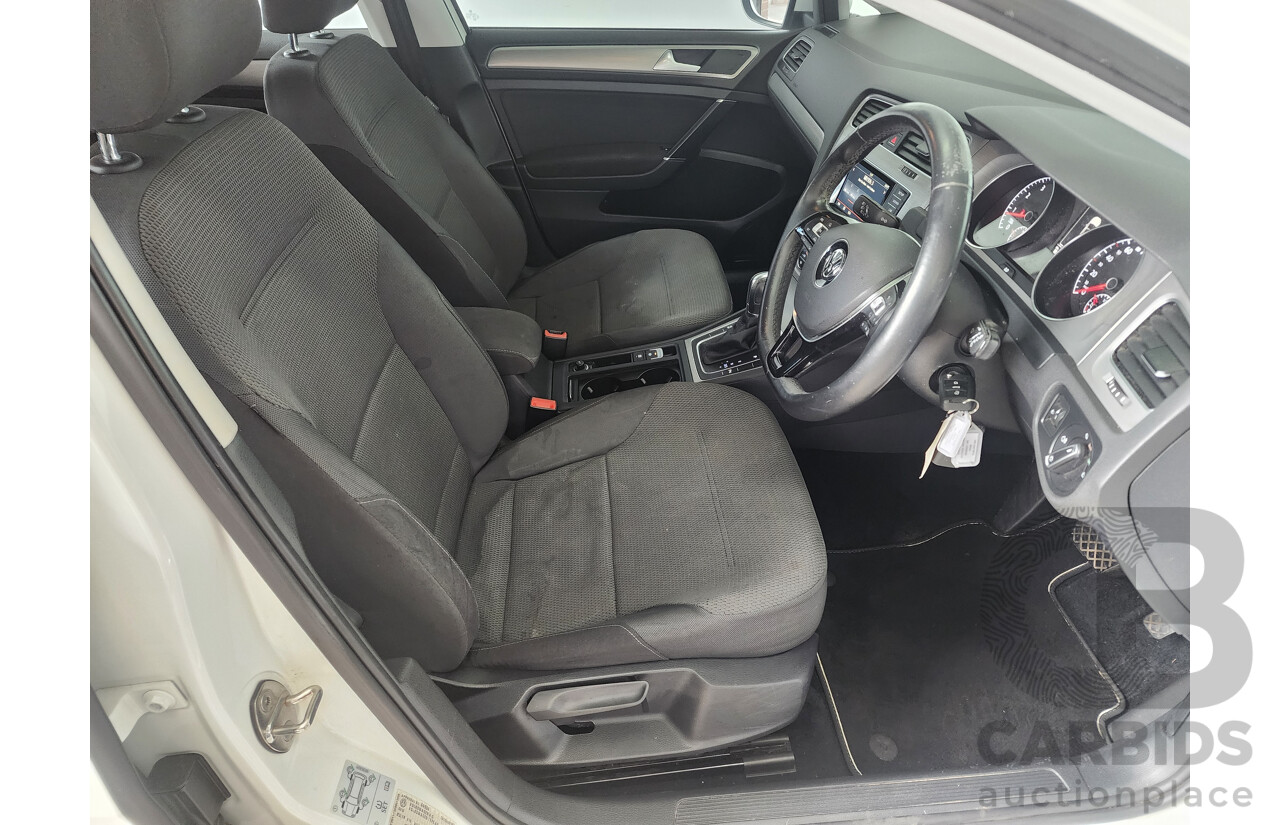 3/2014 Volkswagen Golf 90 TSI AU MY14 5d Hatchback White 1.4L