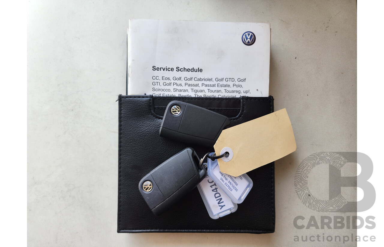 3/2014 Volkswagen Golf 90 TSI AU MY14 5d Hatchback White 1.4L