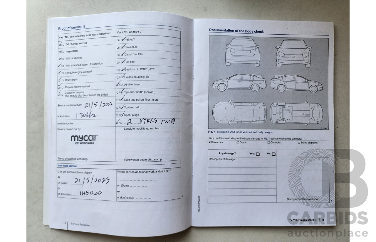 3/2014 Volkswagen Golf 90 TSI AU MY14 5d Hatchback White 1.4L