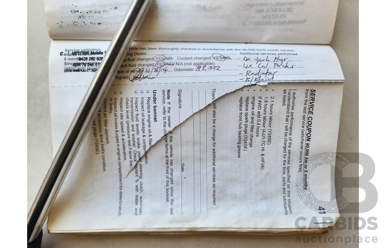 5/2008 Holden Rodeo LX RA MY08 Space C/Chas Grey 3.6L