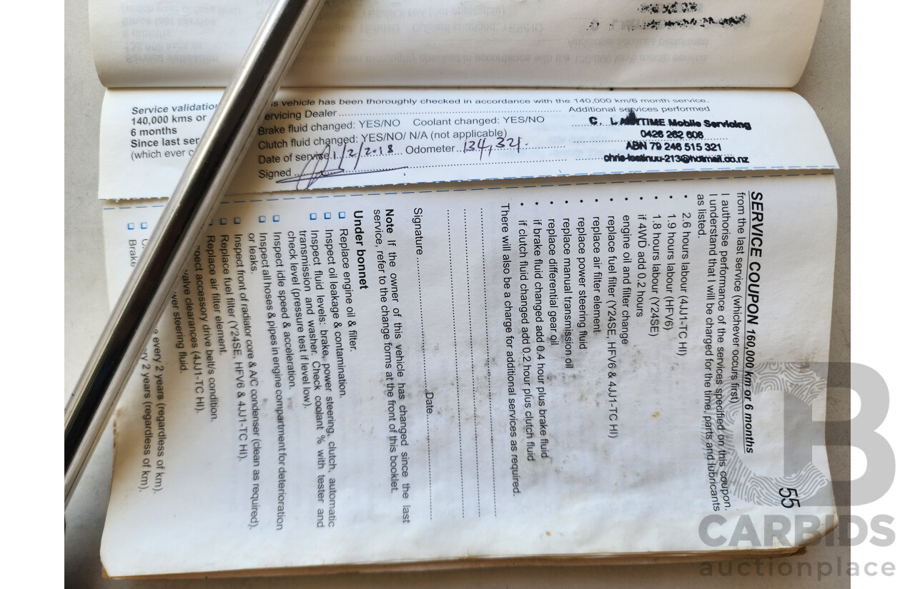 5/2008 Holden Rodeo LX RA MY08 Space C/Chas Grey 3.6L