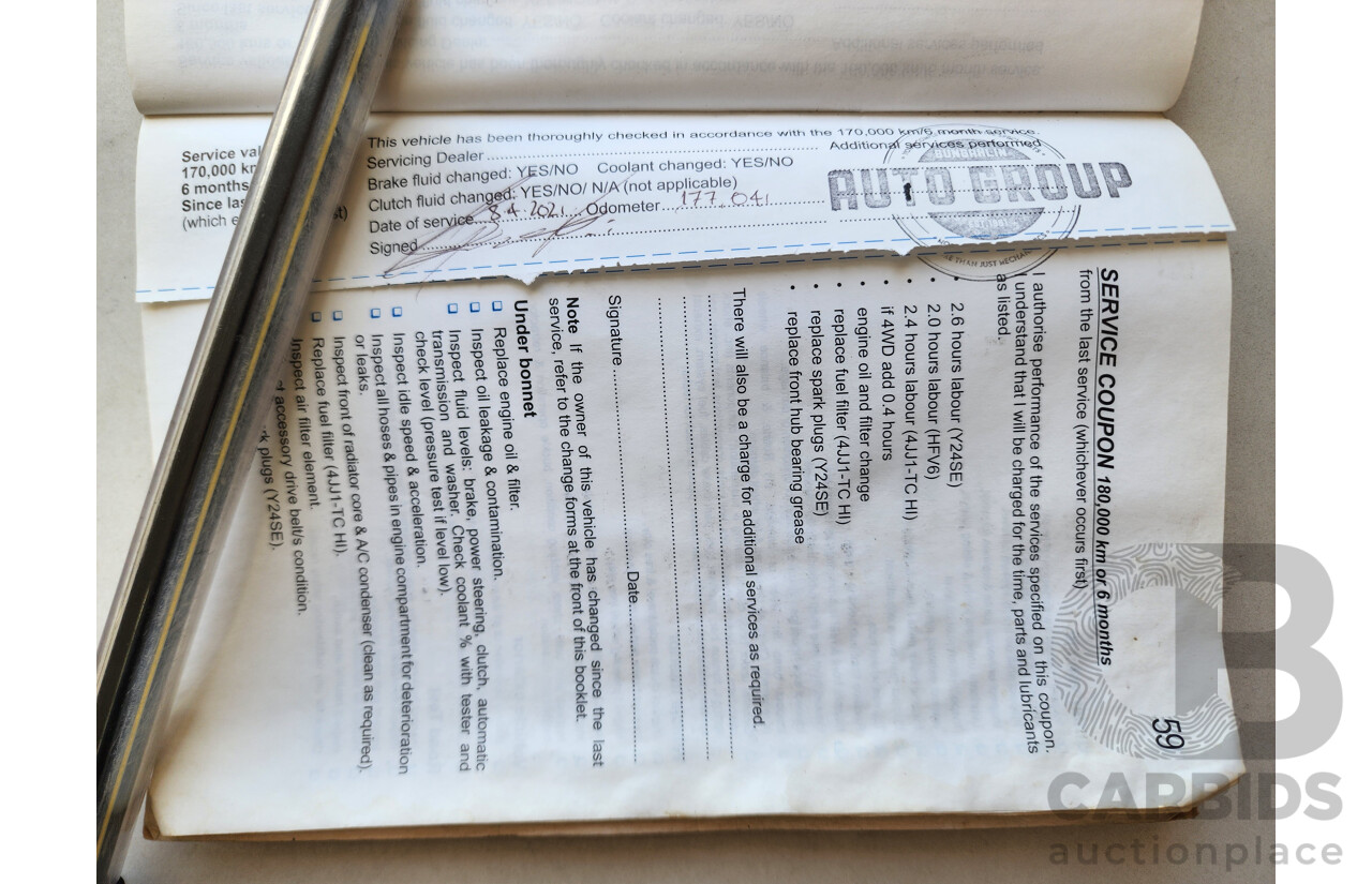 5/2008 Holden Rodeo LX RA MY08 Space C/Chas Grey 3.6L