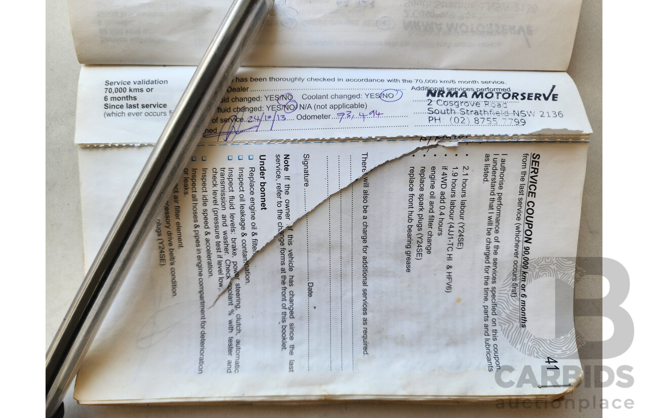 5/2008 Holden Rodeo LX RA MY08 Space C/Chas Grey 3.6L