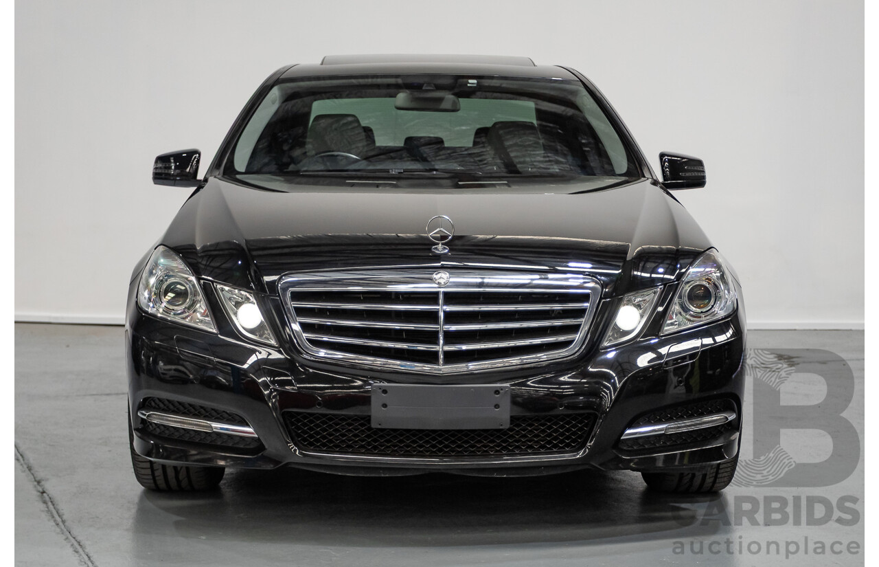12/2012 Mercedes-Benz E250 CGI Avantgarde 212 MY12 4D Sedan Obsidian Black Turbo 1.8L