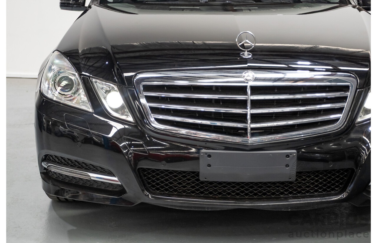 12/2012 Mercedes-Benz E250 CGI Avantgarde 212 MY12 4D Sedan Obsidian Black Turbo 1.8L