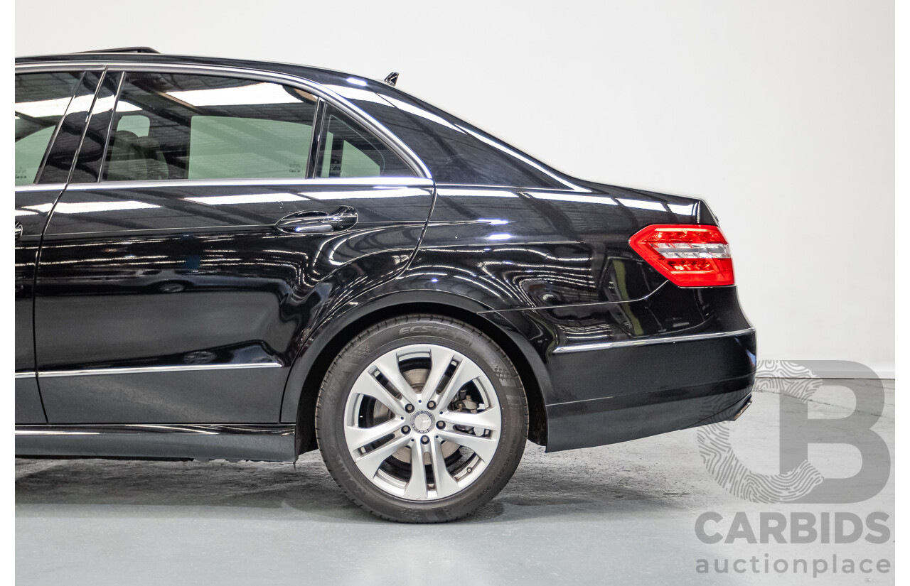 12/2012 Mercedes-Benz E250 CGI Avantgarde 212 MY12 4D Sedan Obsidian Black Turbo 1.8L