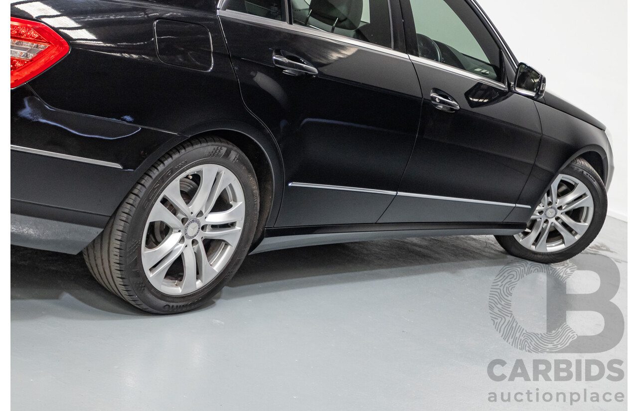 12/2012 Mercedes-Benz E250 CGI Avantgarde 212 MY12 4D Sedan Obsidian Black Turbo 1.8L