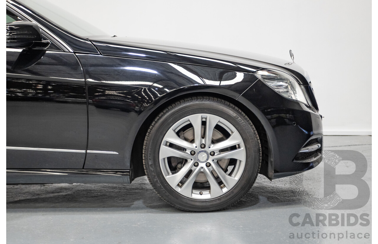 12/2012 Mercedes-Benz E250 CGI Avantgarde 212 MY12 4D Sedan Obsidian Black Turbo 1.8L